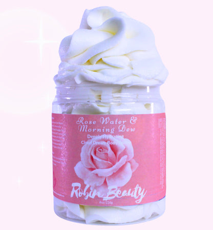 Rosewater & Morning Dew Whipped Body Butter